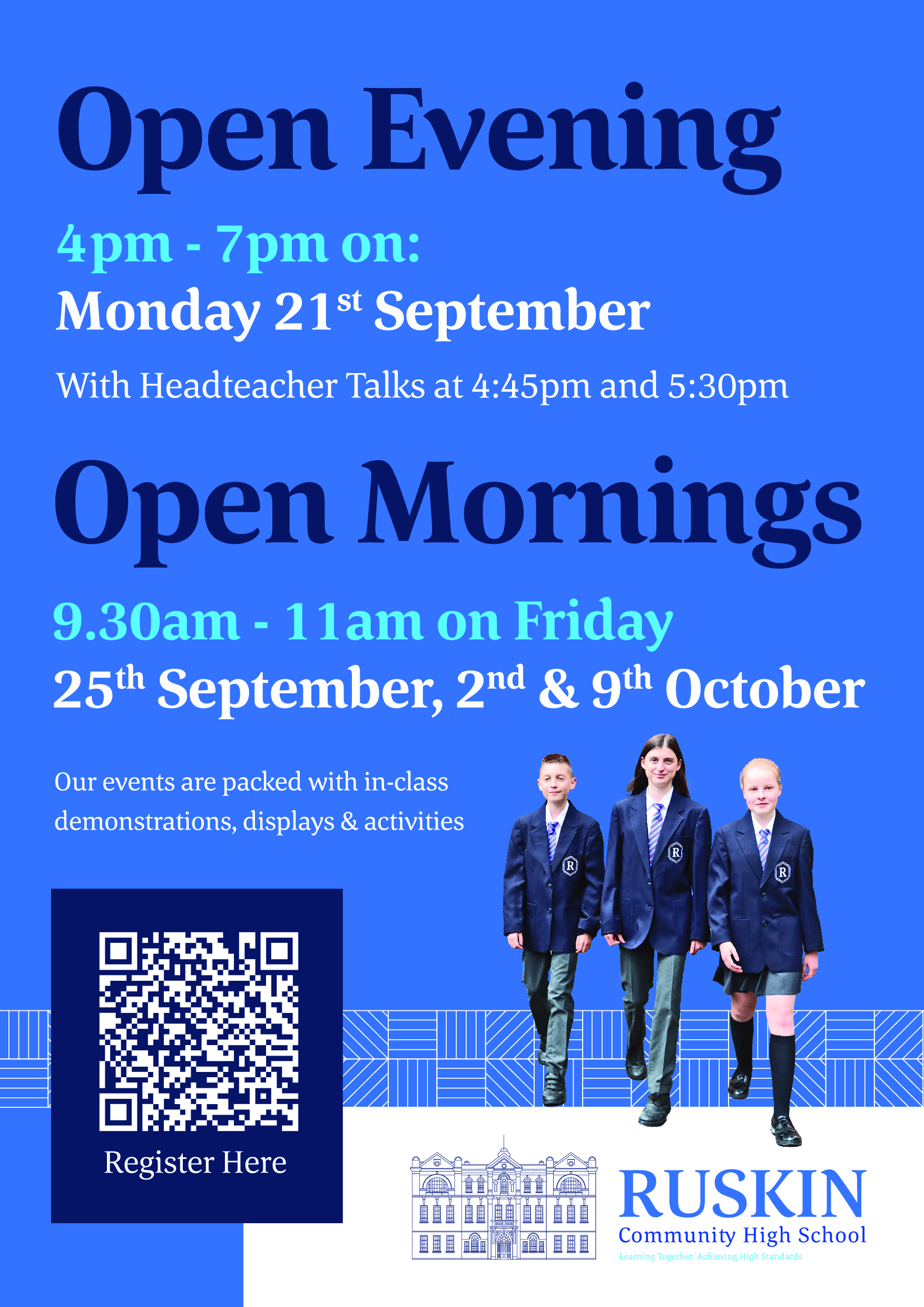 Ruskin Open Event 2026 A5 Flyer